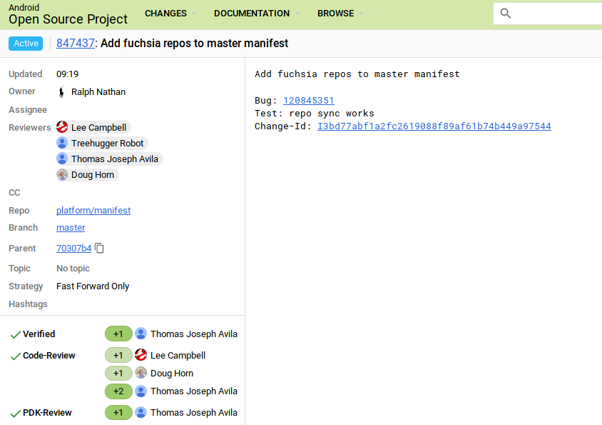 Add Fuchsia Repo
